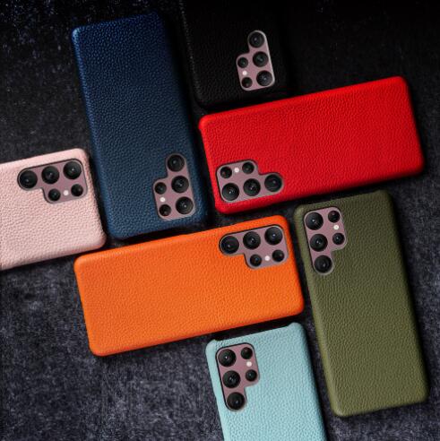 Genuine Leather Case for Samsung S23 Ultra & S24