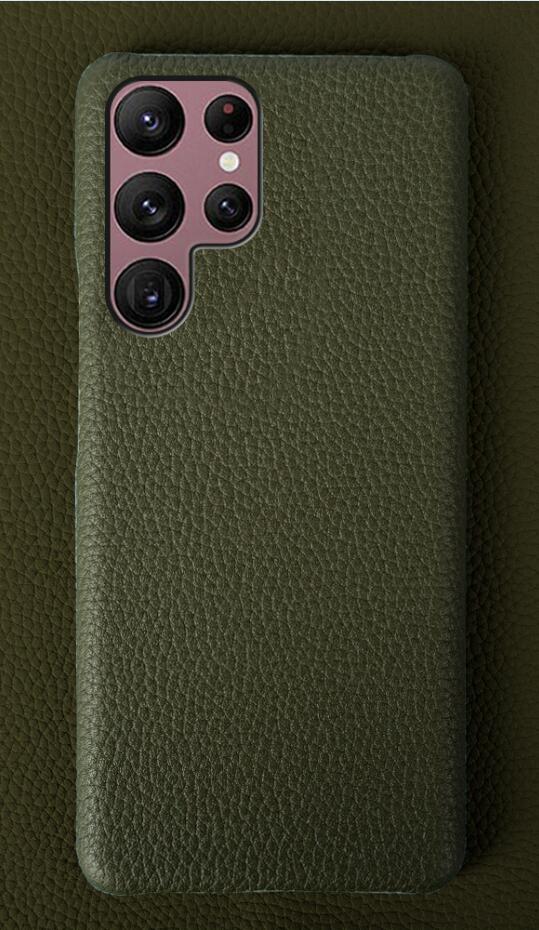 Genuine Leather Case for Samsung S23 Ultra & S24