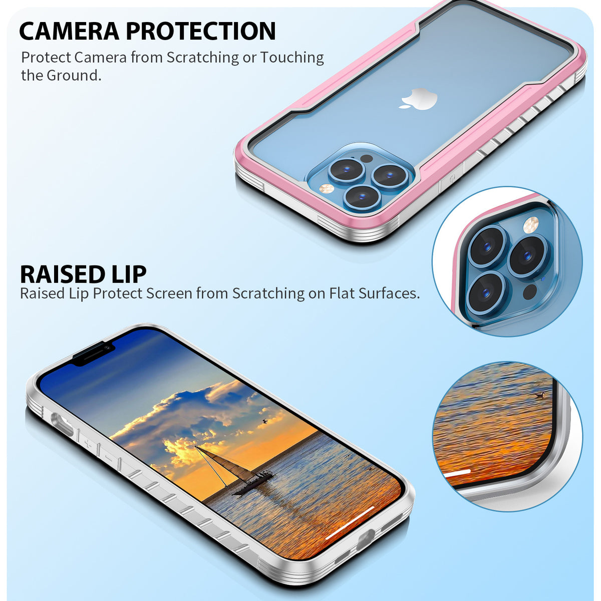 iPhone 14 Pro Max 2-in-1 Armor Case with Metal Frame